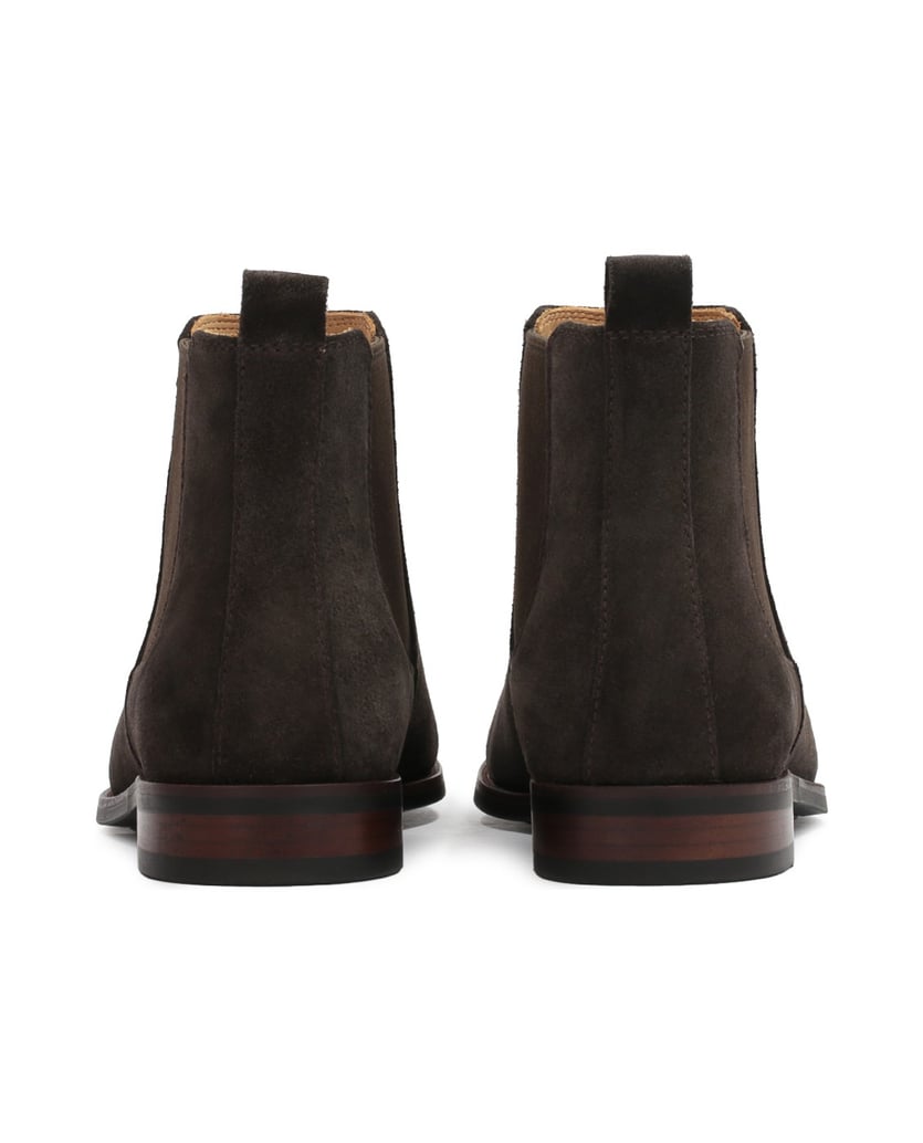 Kazar-Herren-Chelsea-Stiefel-aus-braunem-Wildl-dunkelbraun