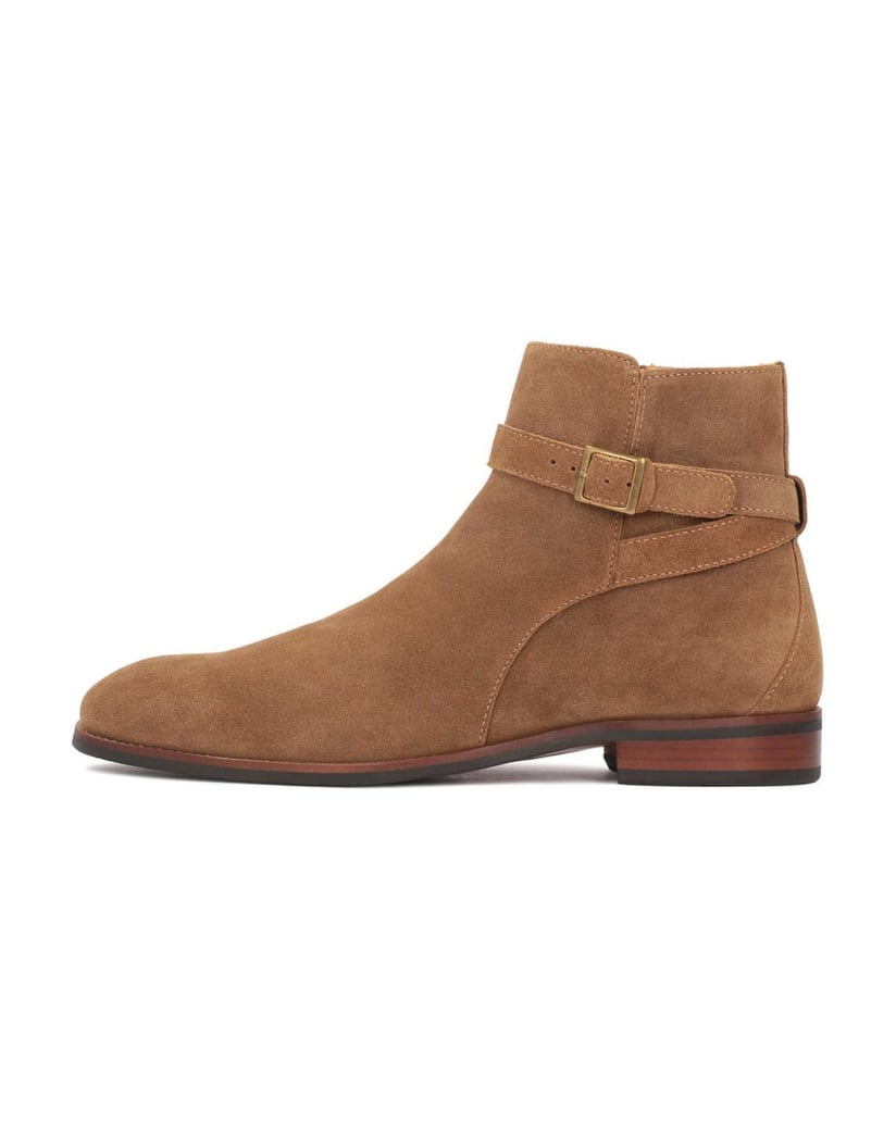 Kazar-Hellbraune-Wildlederstiefel-mit-Reißvers