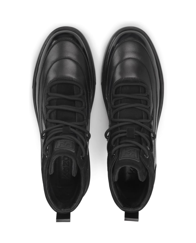 Kazar-Schwarze-Leder-Sneakers-für-Männer-im-mo