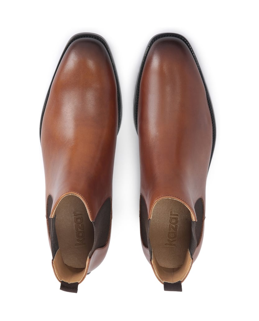 Kazar-Zeitlose-braune-Chelsea-Stiefel-für-Herr