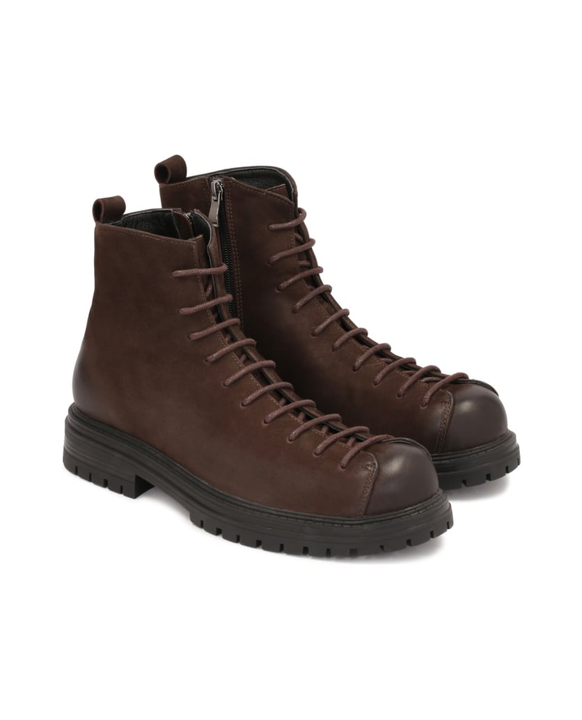 Kazar-Braune-Herren-Stiefeletten-mit-Schnürung