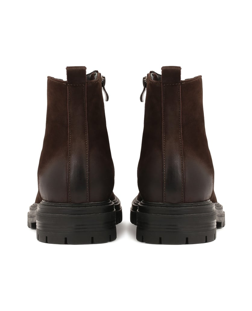 Kazar-Braune-Herren-Stiefeletten-mit-Schnürung