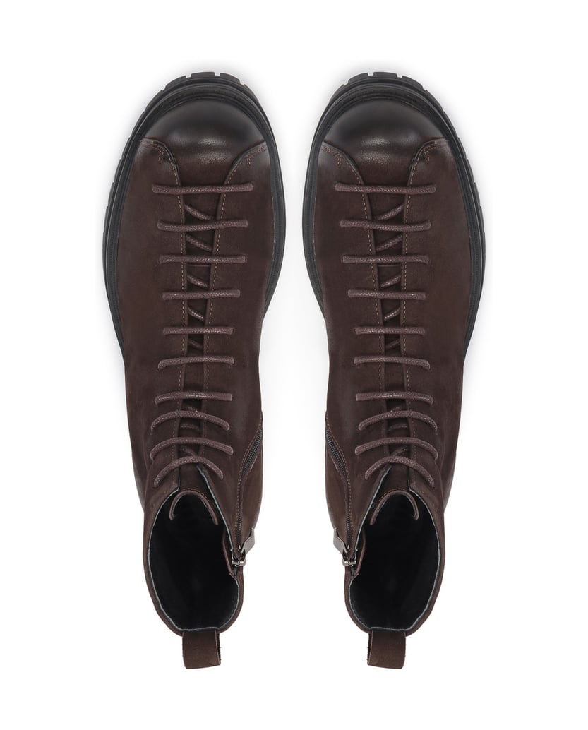 Kazar-Braune-Herren-Stiefeletten-mit-Schnürung