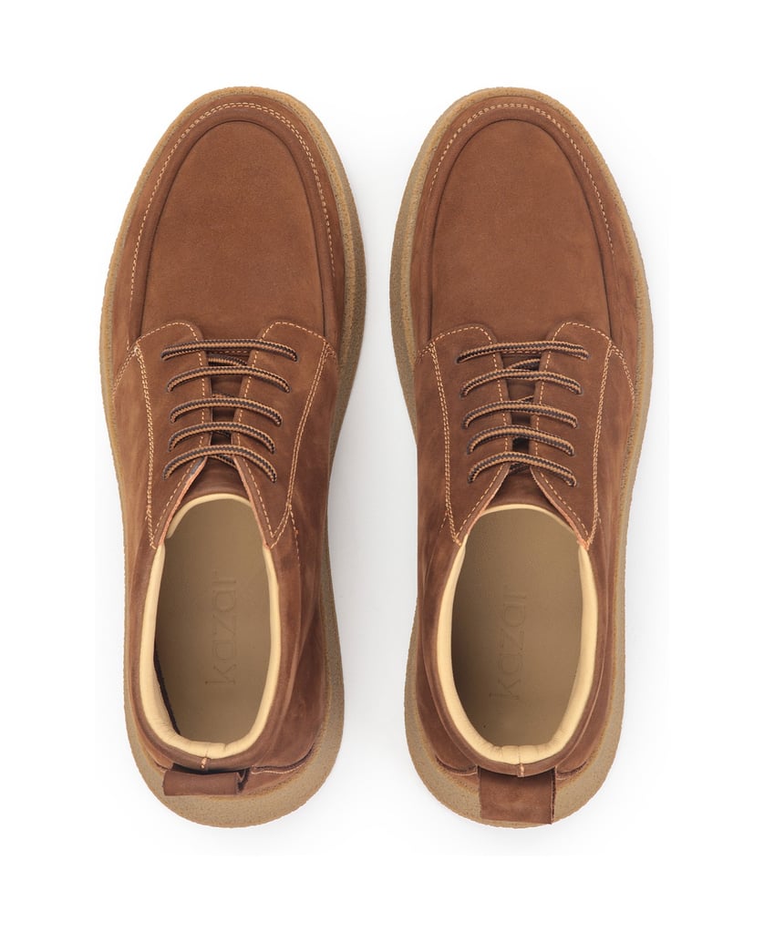 Kazar-Modische-Herren-Sneakers-aus-Nubuk-mit-e