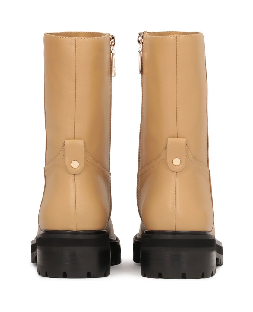 Kazar-Hellbraune-Damenstiefel-mit-Reißverschlu