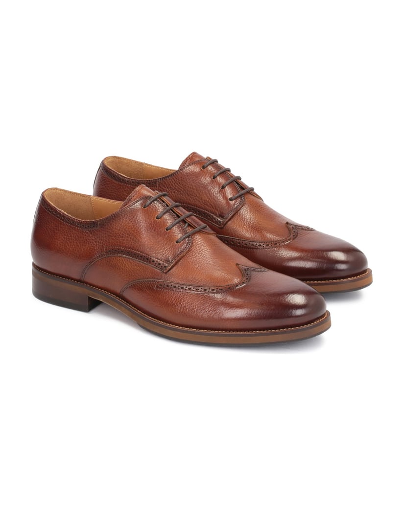 Kazar-Elegante-braune-Derby-Schuhe-für-Männer