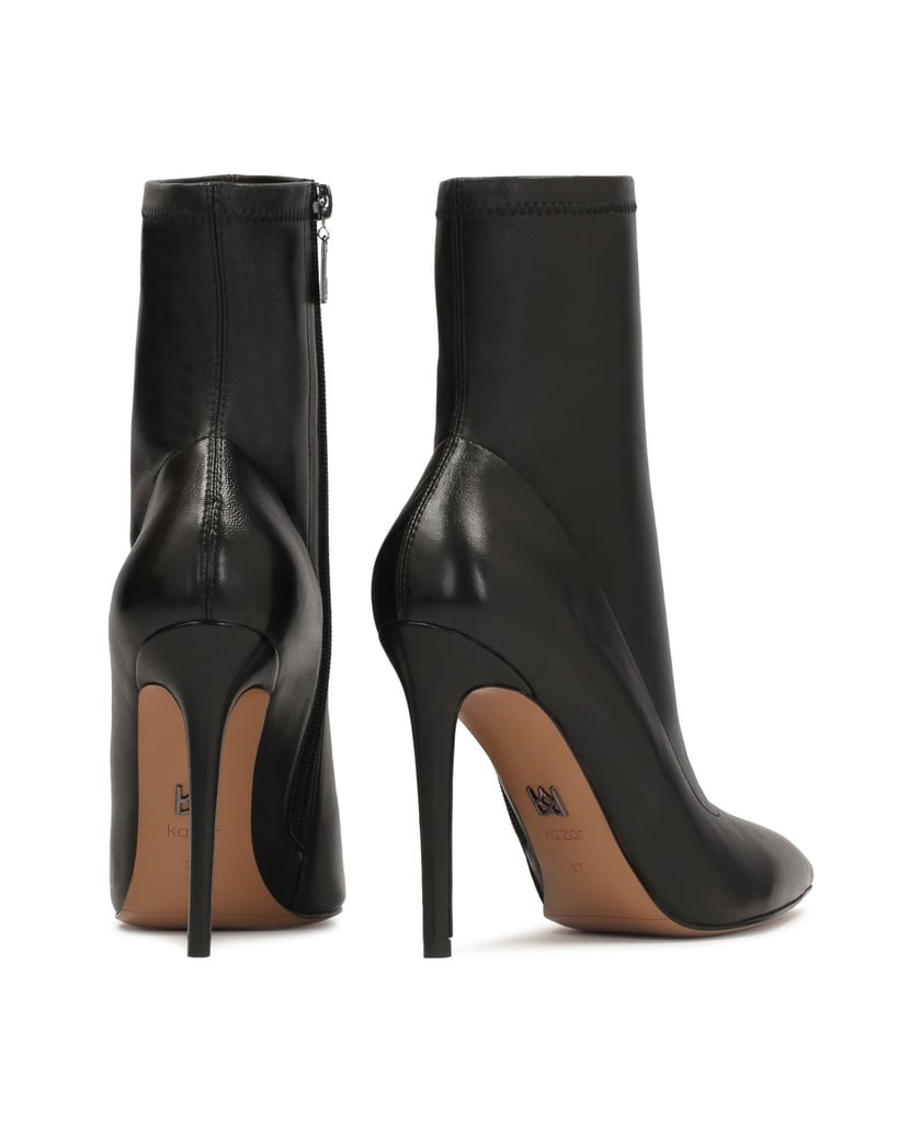 Kazar-Schwarze-Lederstiefel-mit-tailliertem-Sc