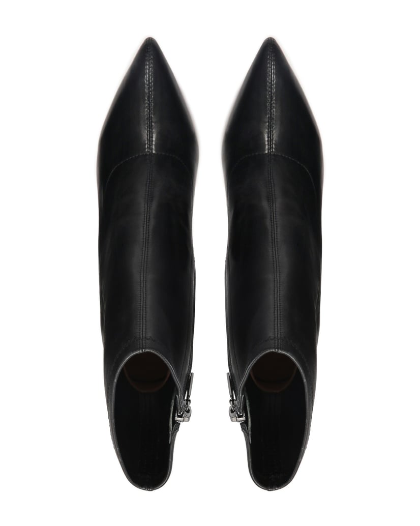 Kazar-Schwarze-Lederstiefel-mit-tailliertem-Sc