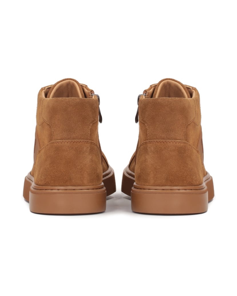 Kazar-Braune-Herren-Sneakers-aus-Wildleder-mit