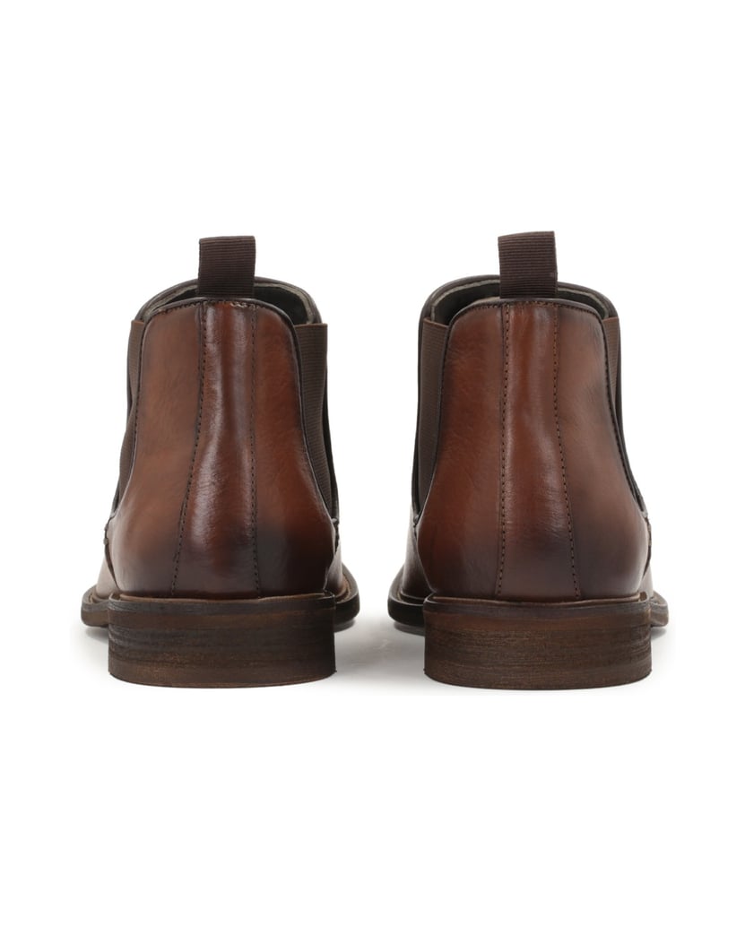 Kazar-Elegante-Chelsea-Stiefel-aus-hellbraunem-Leder-für-Herren-camel