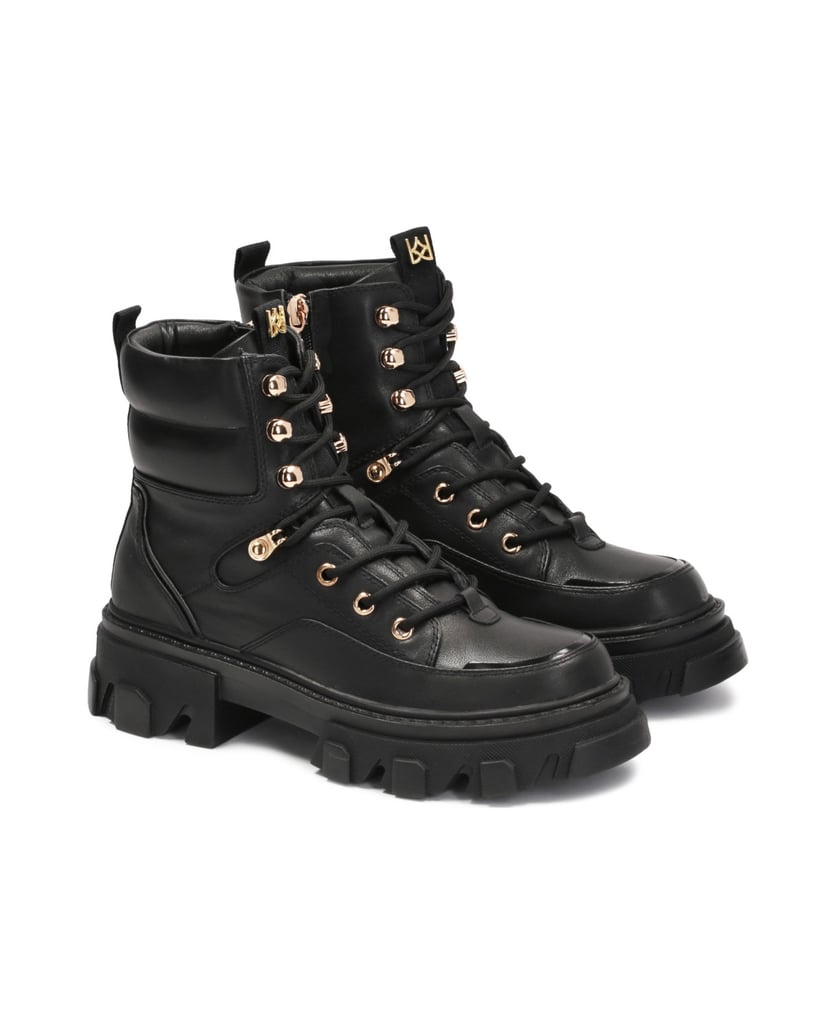 Kazar-Hohe-Damenstiefel-aus-Leder-mit-dicker-S