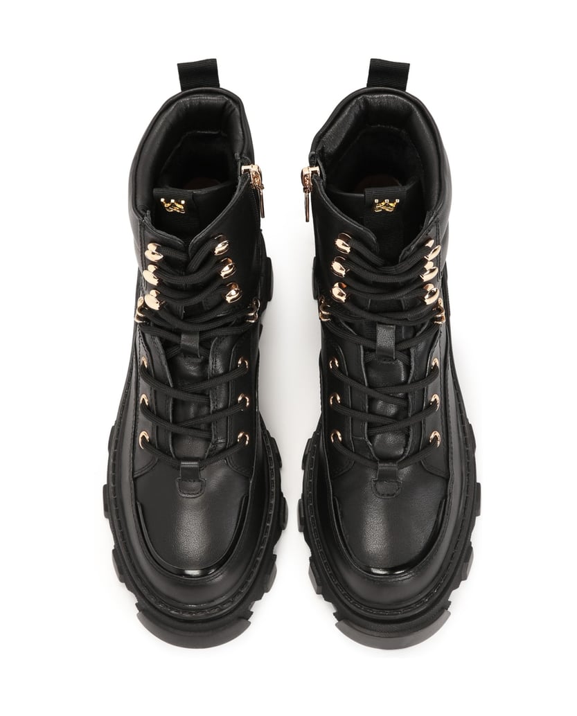 Kazar-Hohe-Damenstiefel-aus-Leder-mit-dicker-S