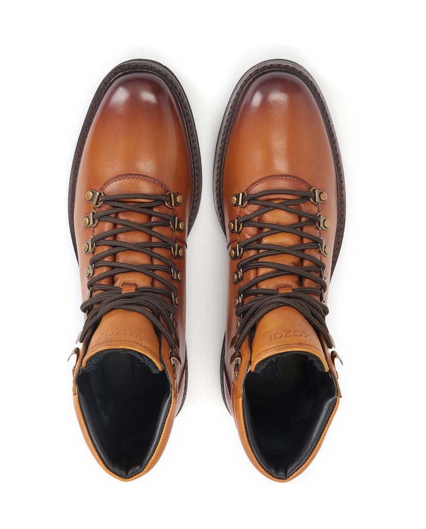 Kazar-Bequeme-braune-Herrenstiefel-mit-hohem-S