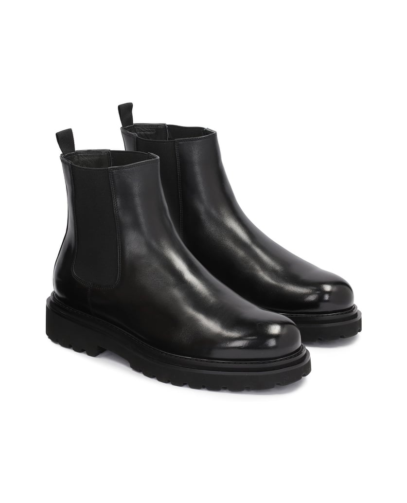 Kazar-Insulated-leather-Chelsea-boots-čierna