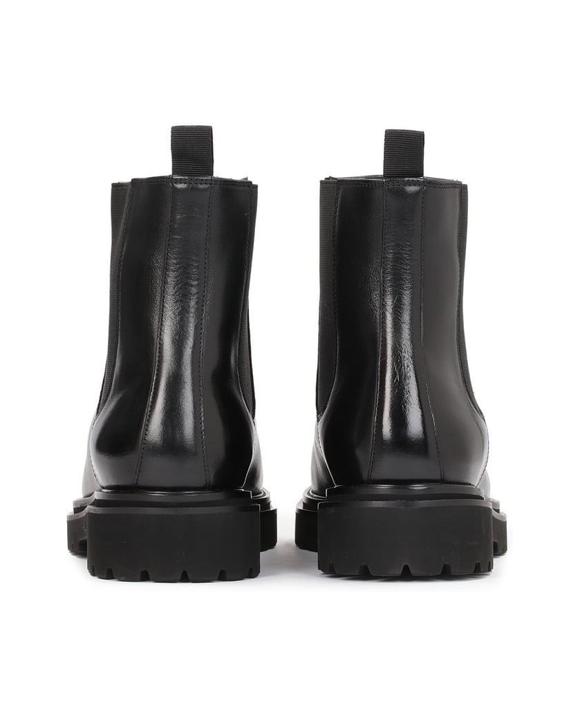 Kazar-Insulated-leather-Chelsea-boots-čierna