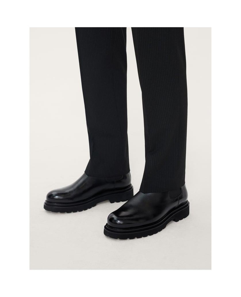 Kazar-Insulated-leather-Chelsea-boots-čierna