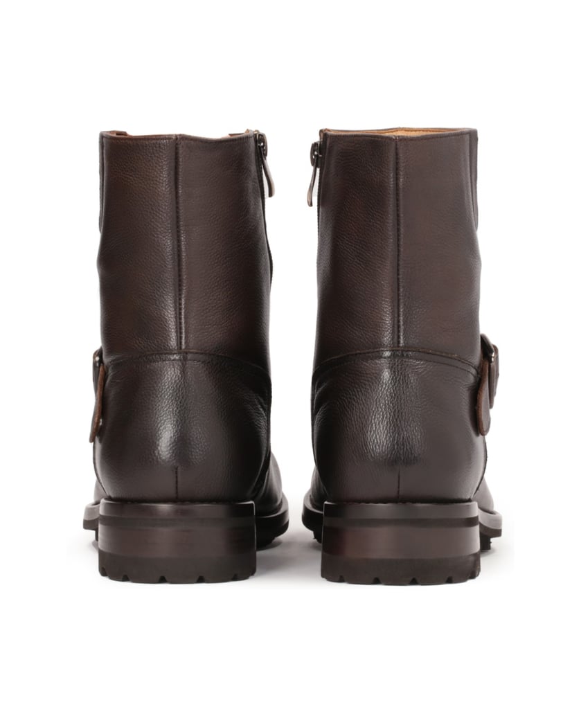 Kazar-Braune-Herrenstiefel-mit-hohem,-losem-Ob