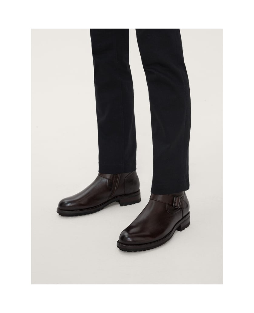 Kazar-Braune-Herrenstiefel-mit-hohem,-losem-Ob