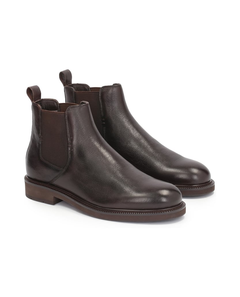 Kazar-Herren-Chelsea-Stiefel-aus-braunem-Leder