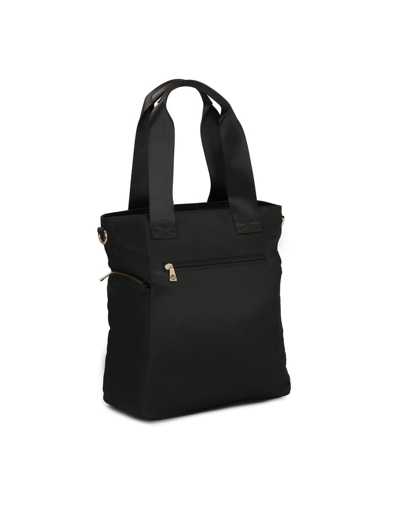 Kazar-Praktische-schwarze-Tasche-mit-Griffen-u