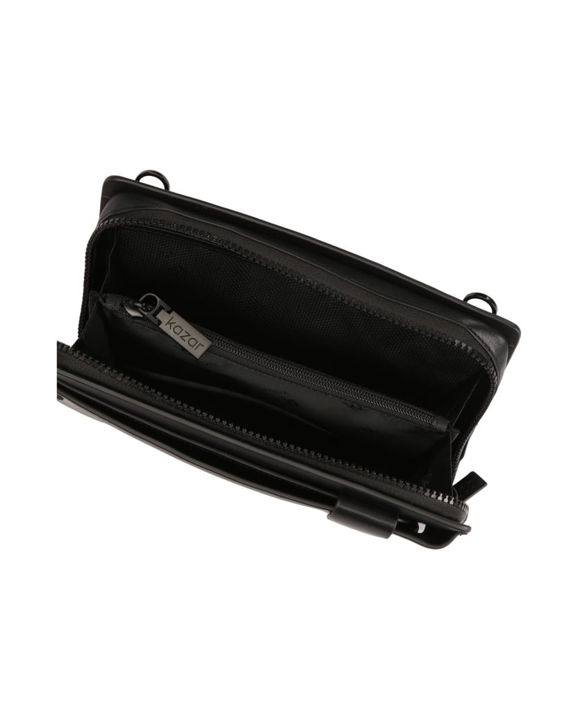 Kazar-Schwarze-Ledertasche-für-Männer-mit-Gürt