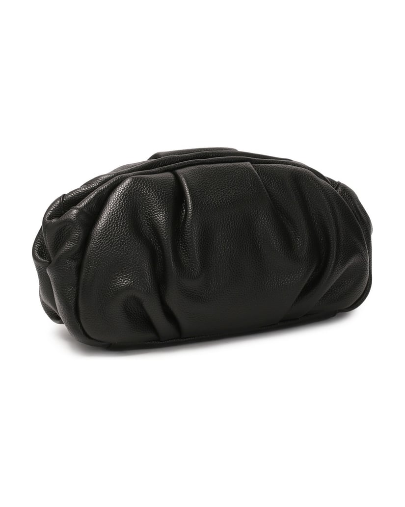 Kazar-Schwarze-Leder-Clutch-Handtasche