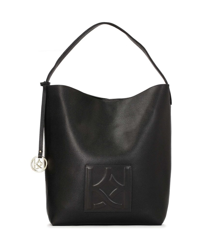 Kazar-Lederumhängetasche-mit-geräumigem-Innenr-schwarz