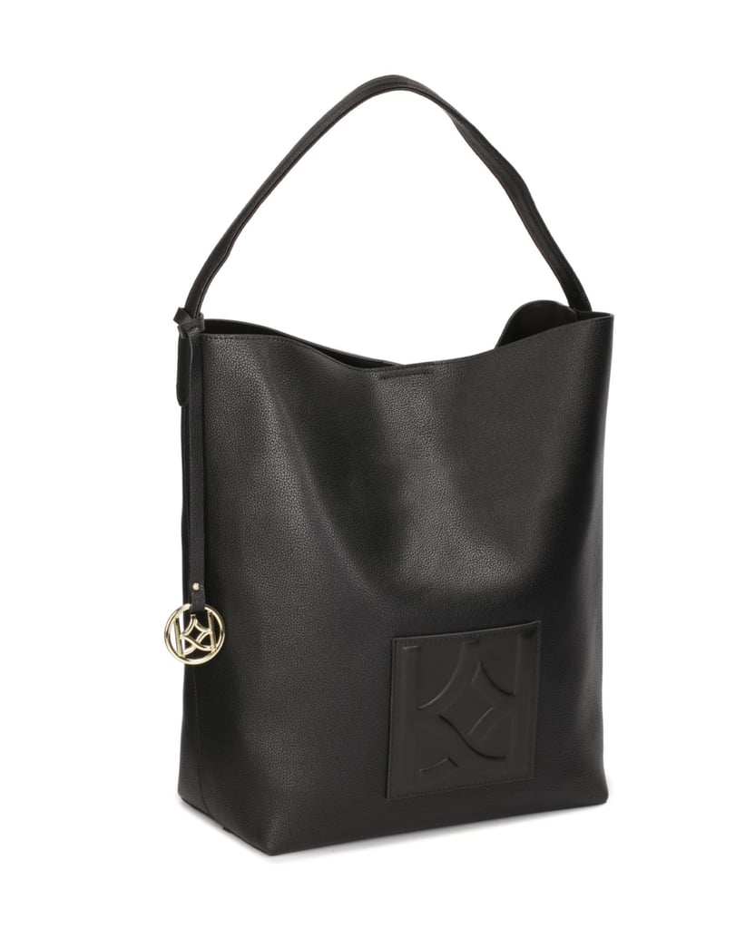 Kazar-Lederumhängetasche-mit-geräumigem-Innenr-schwarz