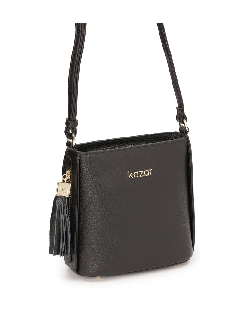 Kazar-Schwarze-Lederhandtasche-mit-Schlüsselri