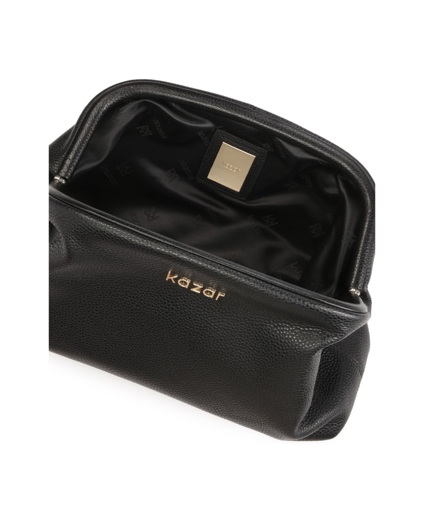 Kazar-Schwarze-Clutch-Tasche-zum-Tragen-in-der