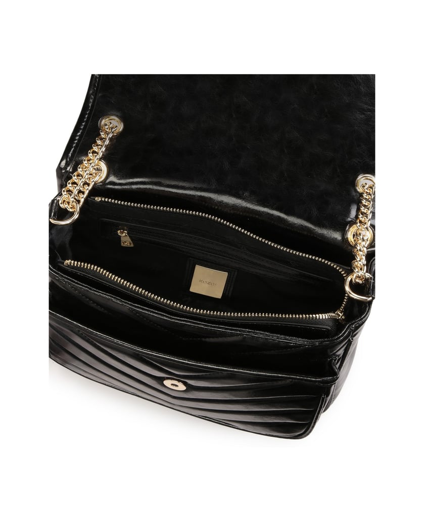 Kazar-Schwarze-Kettenhandtasche