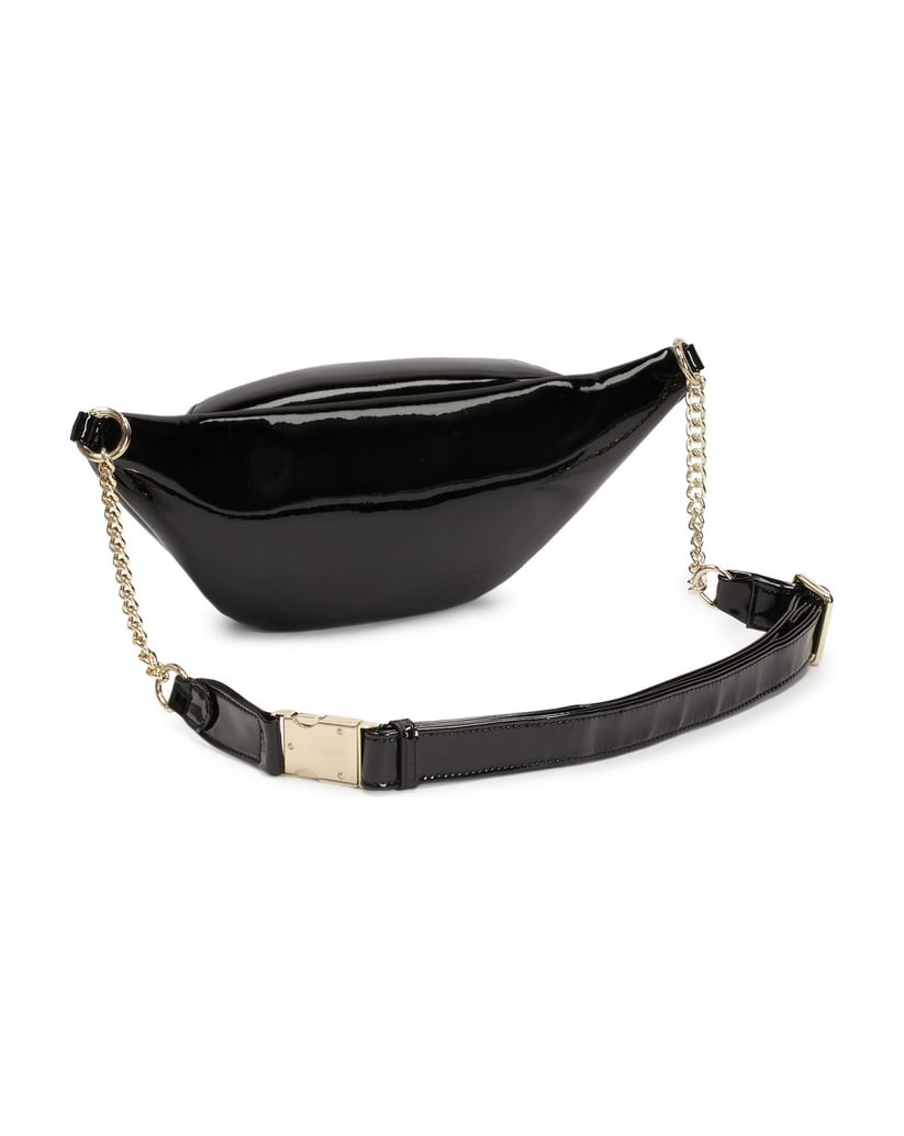 Kazar-Hüfttasche-aus-lackierter-Kette-mit-Lede