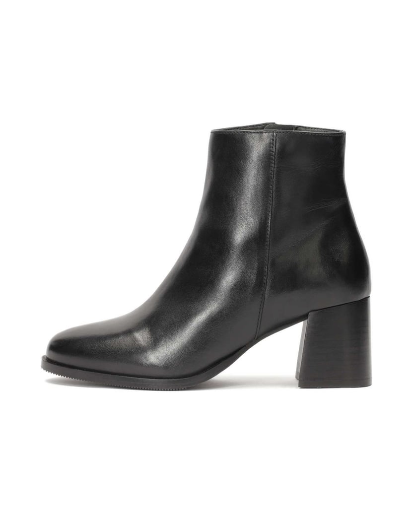 Kazar-Schwarze-Stiefel-mit-breiten-Absätzen-im