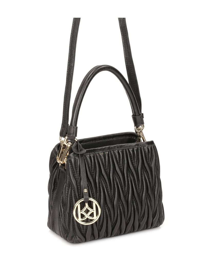 Kazar-Lederhandtasche-mit-feiner-Steppung