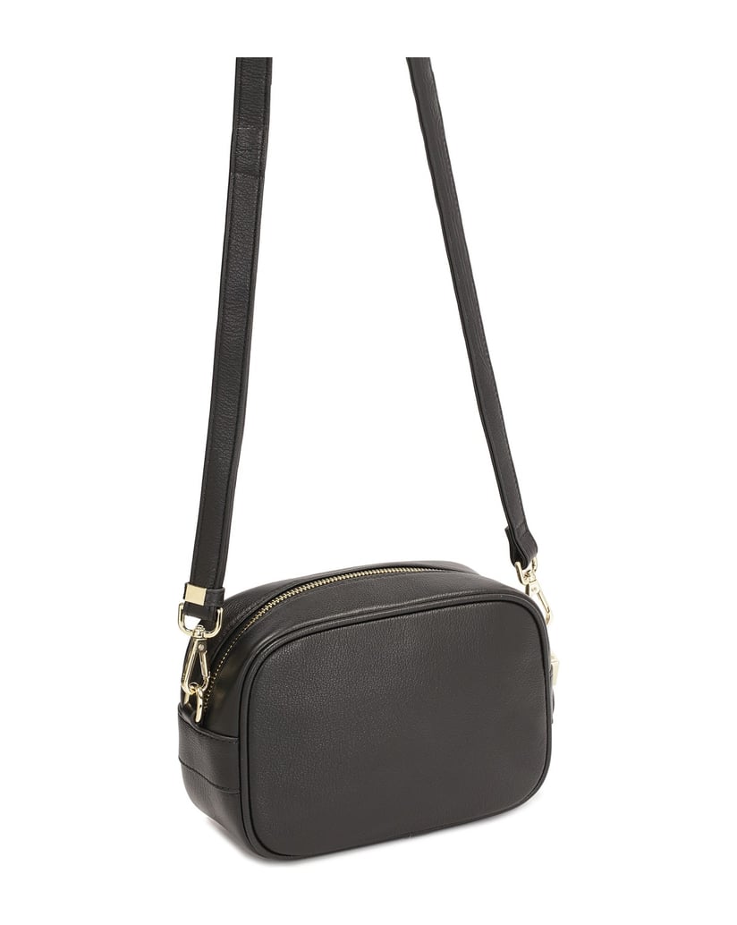 Kazar-Schwarze-Handtasche-mit-Steppung-auf-der