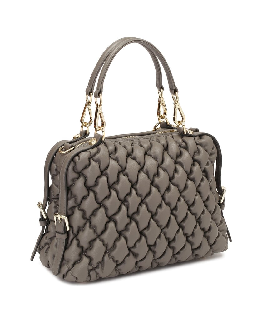 Kazar-Graue-Handtasche-in-mittlerer-Größe-mit