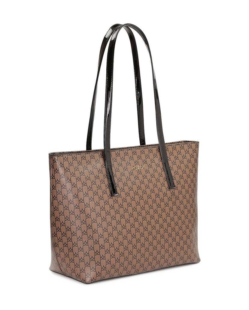 Kazar-Braun-gemusterte-Tragetasche