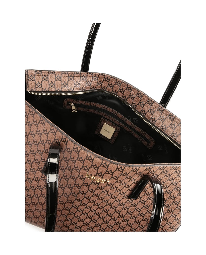 Kazar-Braun-gemusterte-Tragetasche