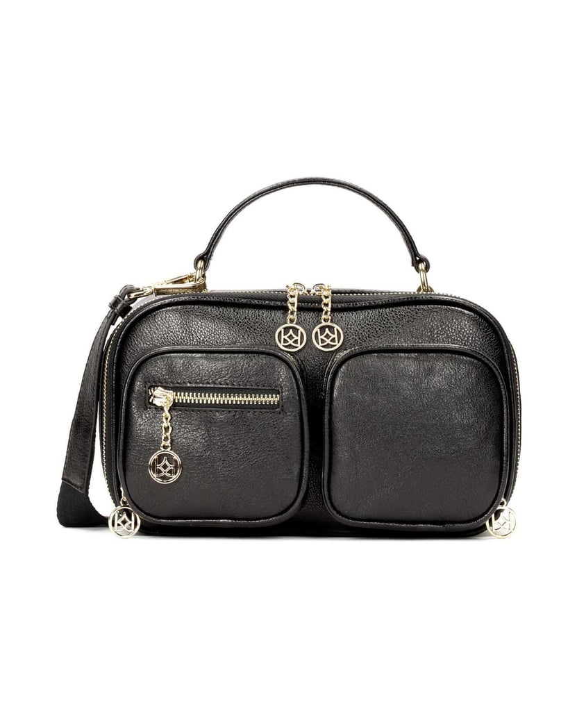 Kazar-Schwarze-Lederhandtasche-mit-geräumigem