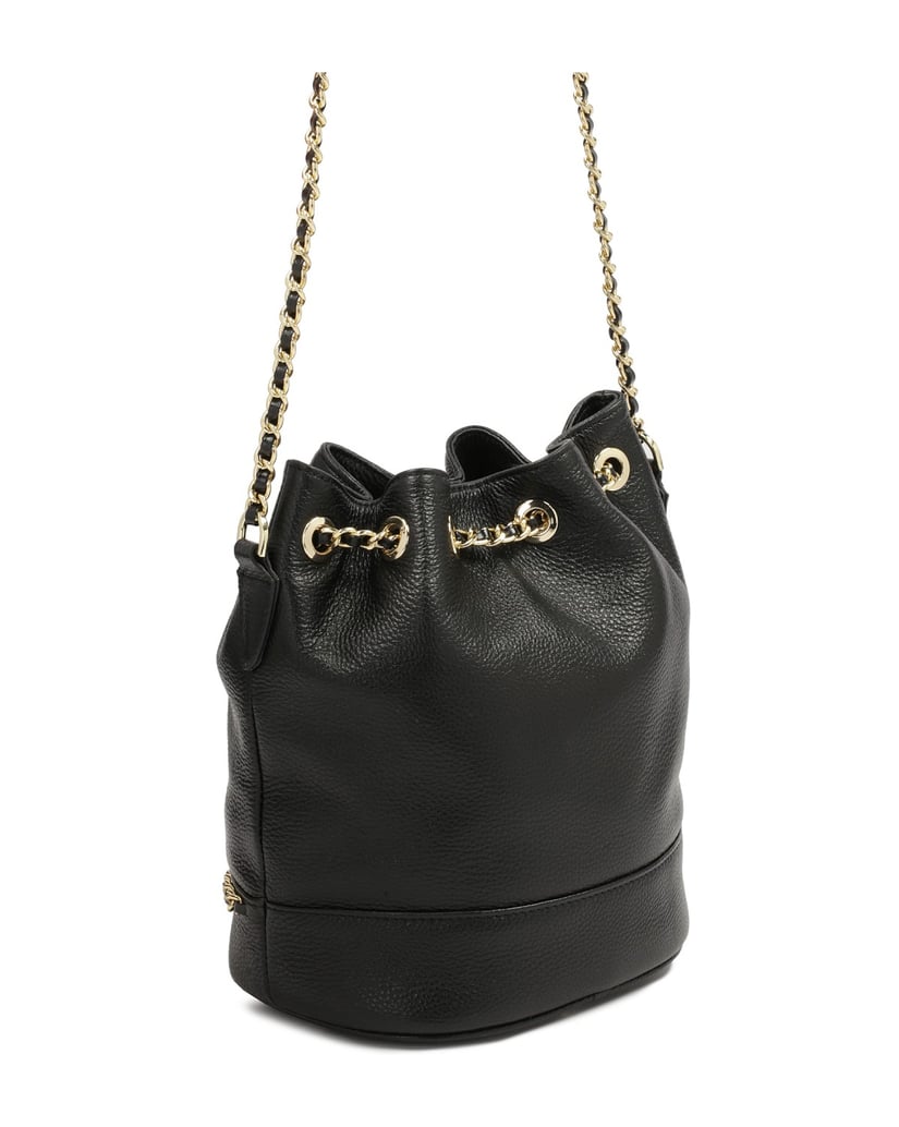 Kazar-Ledertasche-Handtasche-mit-Goldkette