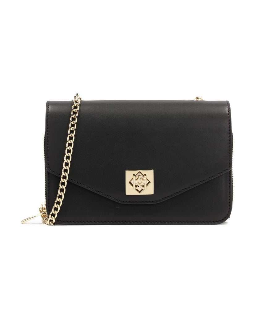 Kazar-Schwarze-Leder-Ketten-Messenger-Tasche