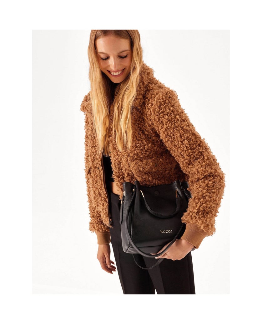 Kazar-Lederhandtasche-mit-Metallgriffen