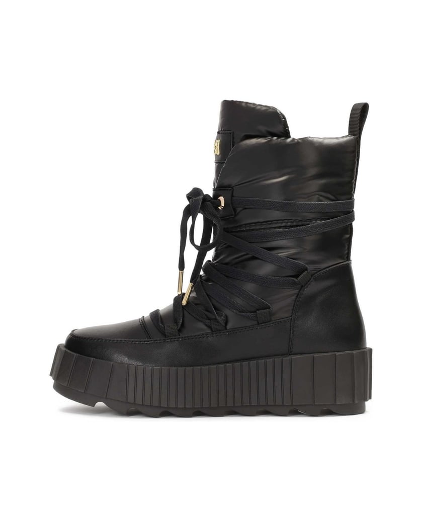 Kazar-Schwarze-Damen-Schneestiefel-mit-dicker-schwarz