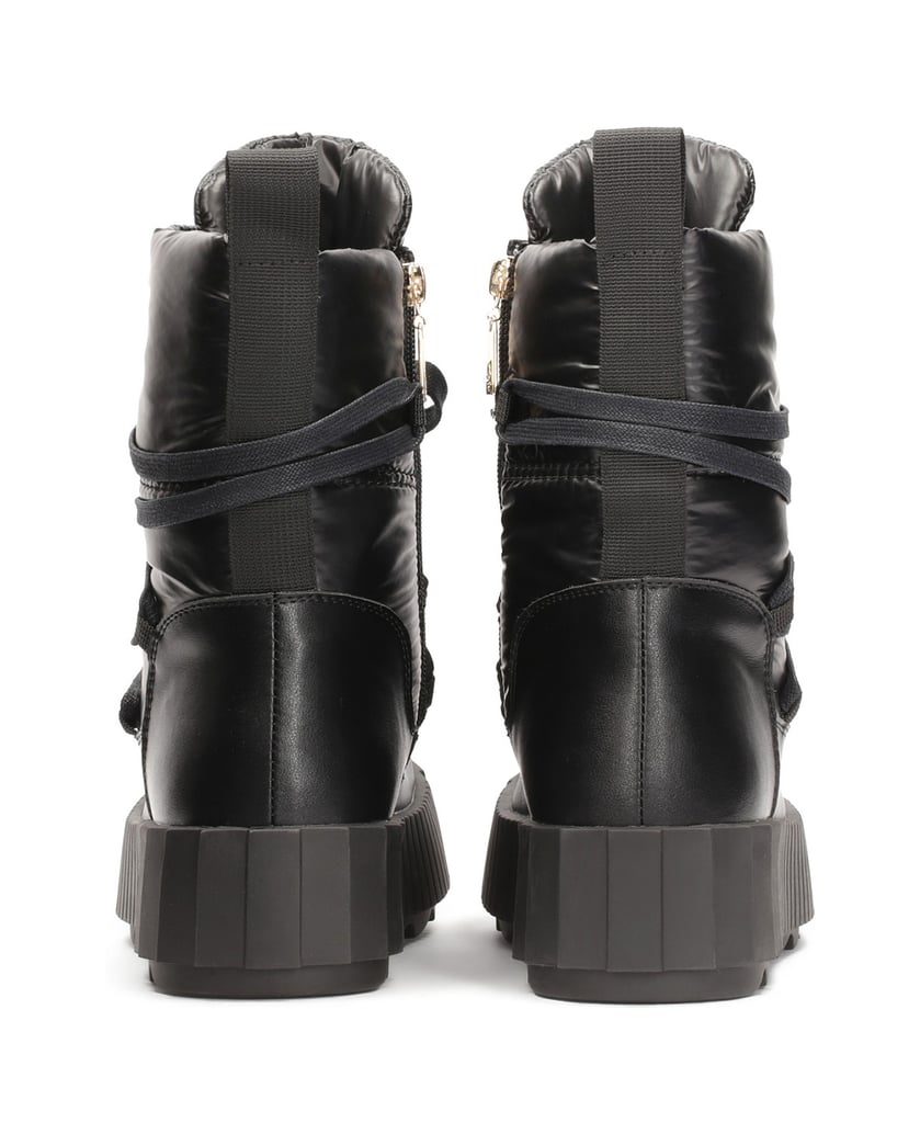 Kazar-Schwarze-Damen-Schneestiefel-mit-dicker-schwarz