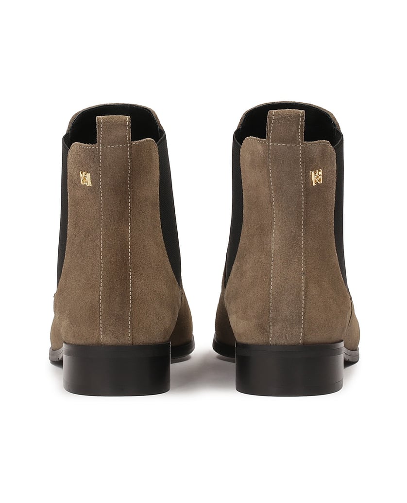 Kazar-Taupe-colored-suede-Chelsea-boots-tmavošedá