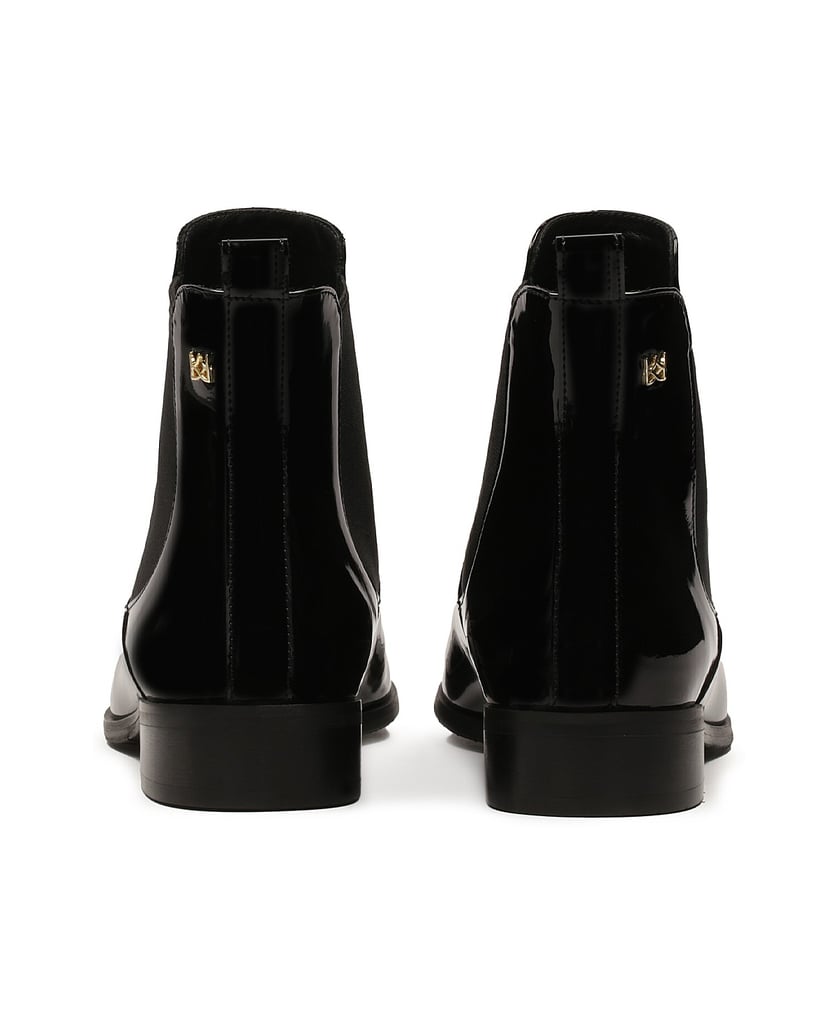 Kazar-Slip-on-flat-heeled-boots-čierna