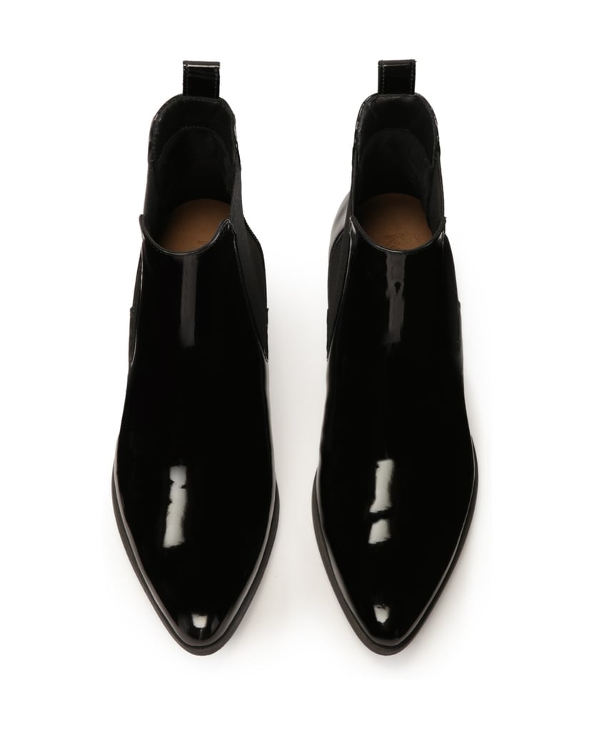 Kazar-Slip-on-flat-heeled-boots-čierna
