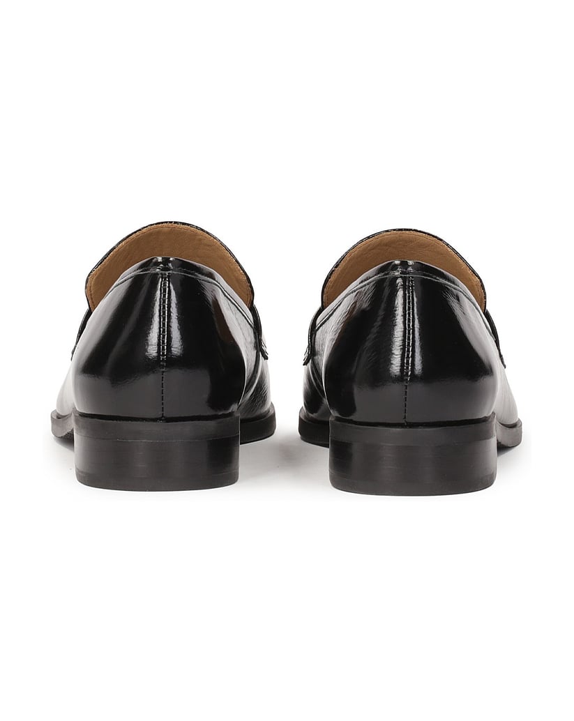 Kazar-Damenschuhe-aus-geknittertem-Lackleder-schwarz