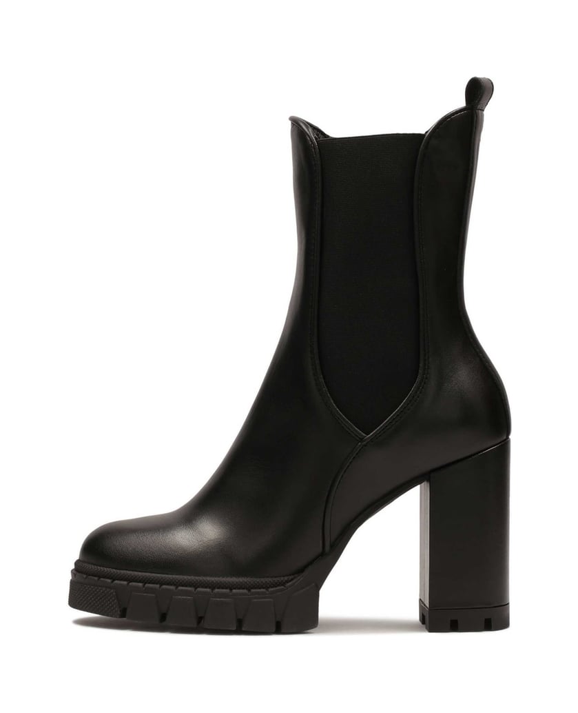 Kazar-Lederstiefel-mit-hohem-Schaft-schwarz