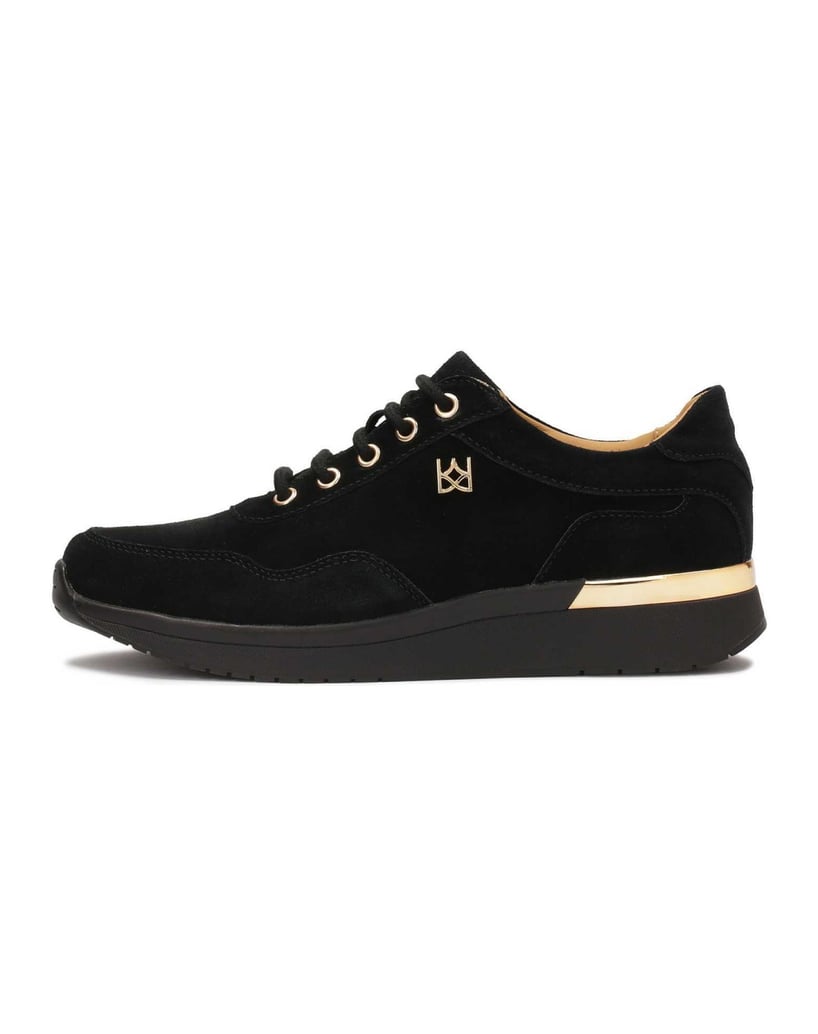 Kazar-Suede-black-sneakers-čierna
